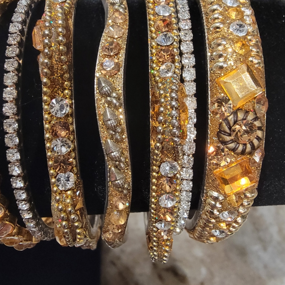 Set of 12, Sparkly Bracelets
